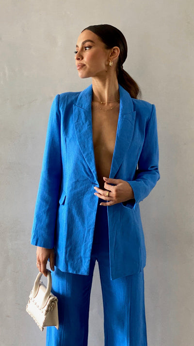 Load image into Gallery viewer, Elaini Blazer - Blue - Billy J
