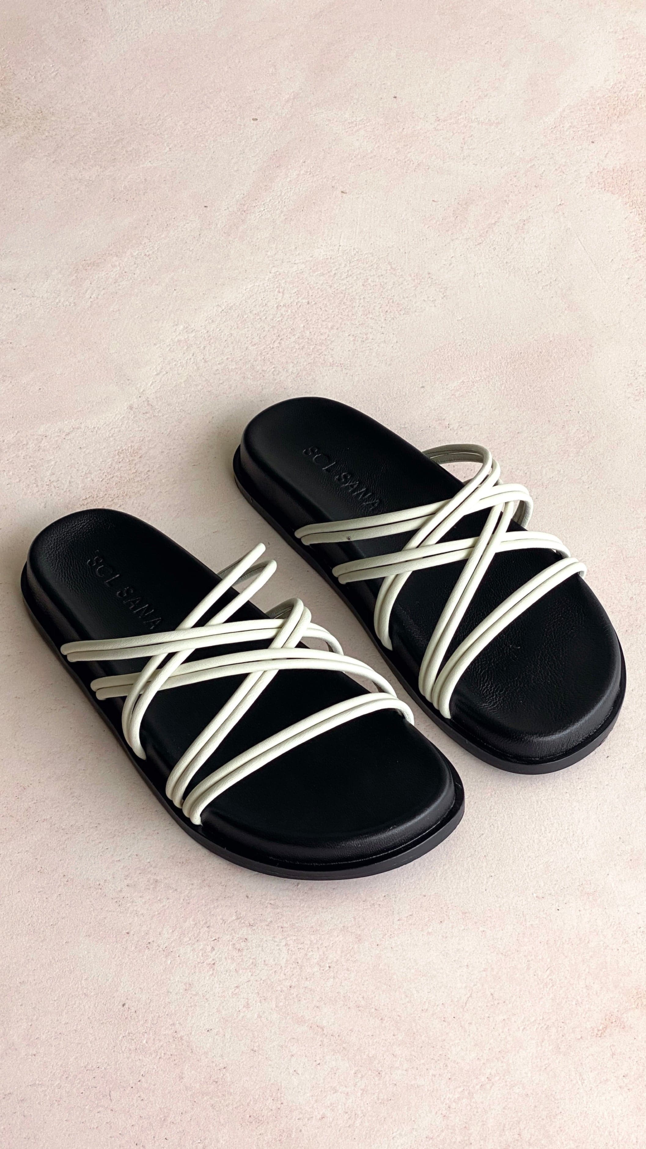 Sol Sana St Tropez Footbed - Off White - Billy J