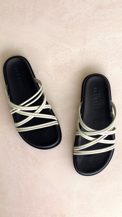 Load image into Gallery viewer, Sol Sana St Tropez Footbed - Off White - Billy J
