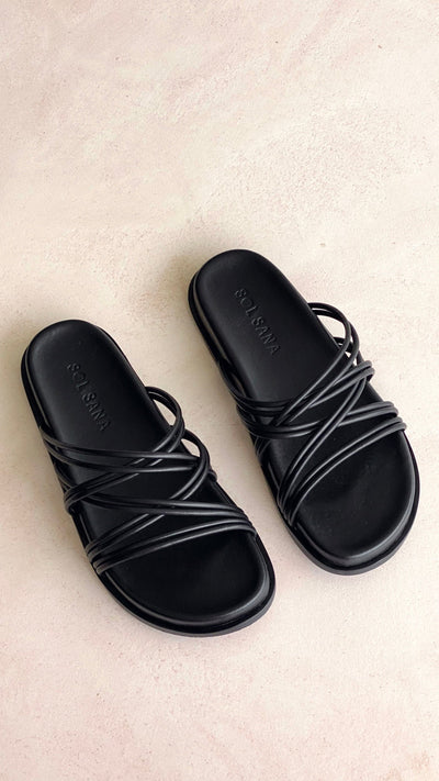 Load image into Gallery viewer, Sol Sana St Tropez Footbed - Black - Billy J
