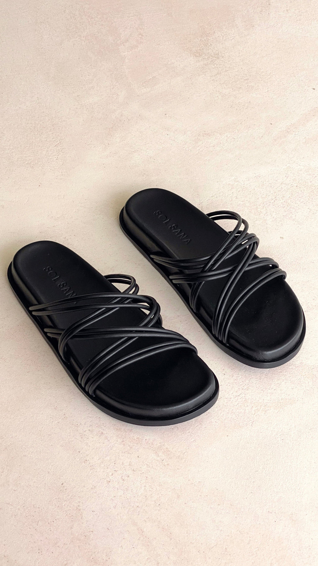 Sol Sana St Tropez Footbed - Black - Billy J