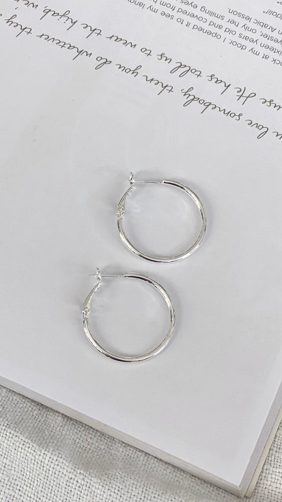 Leni Hoops - Silver - Billy J