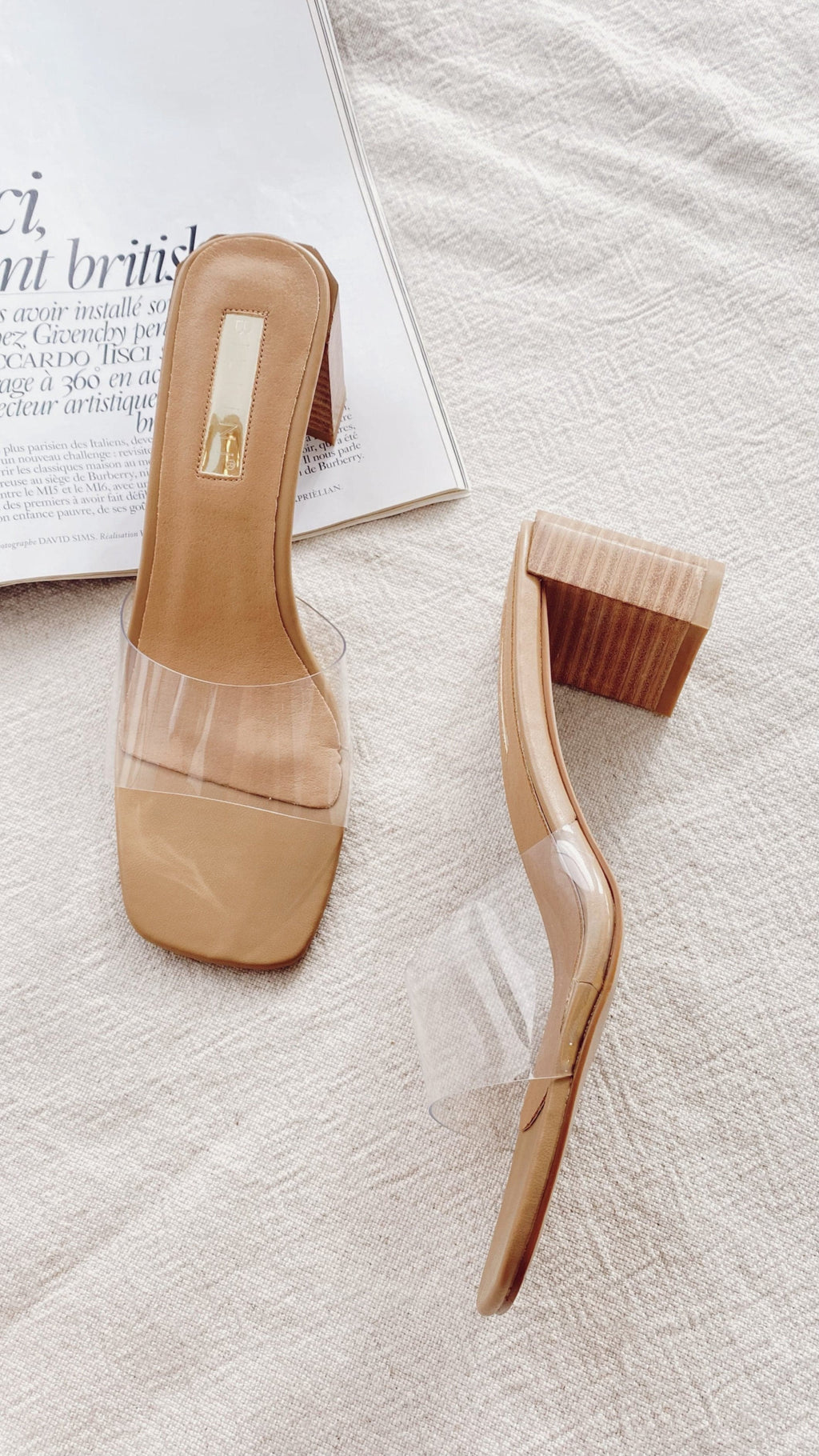 Lucy Heel - Clay/Clear - Billy J