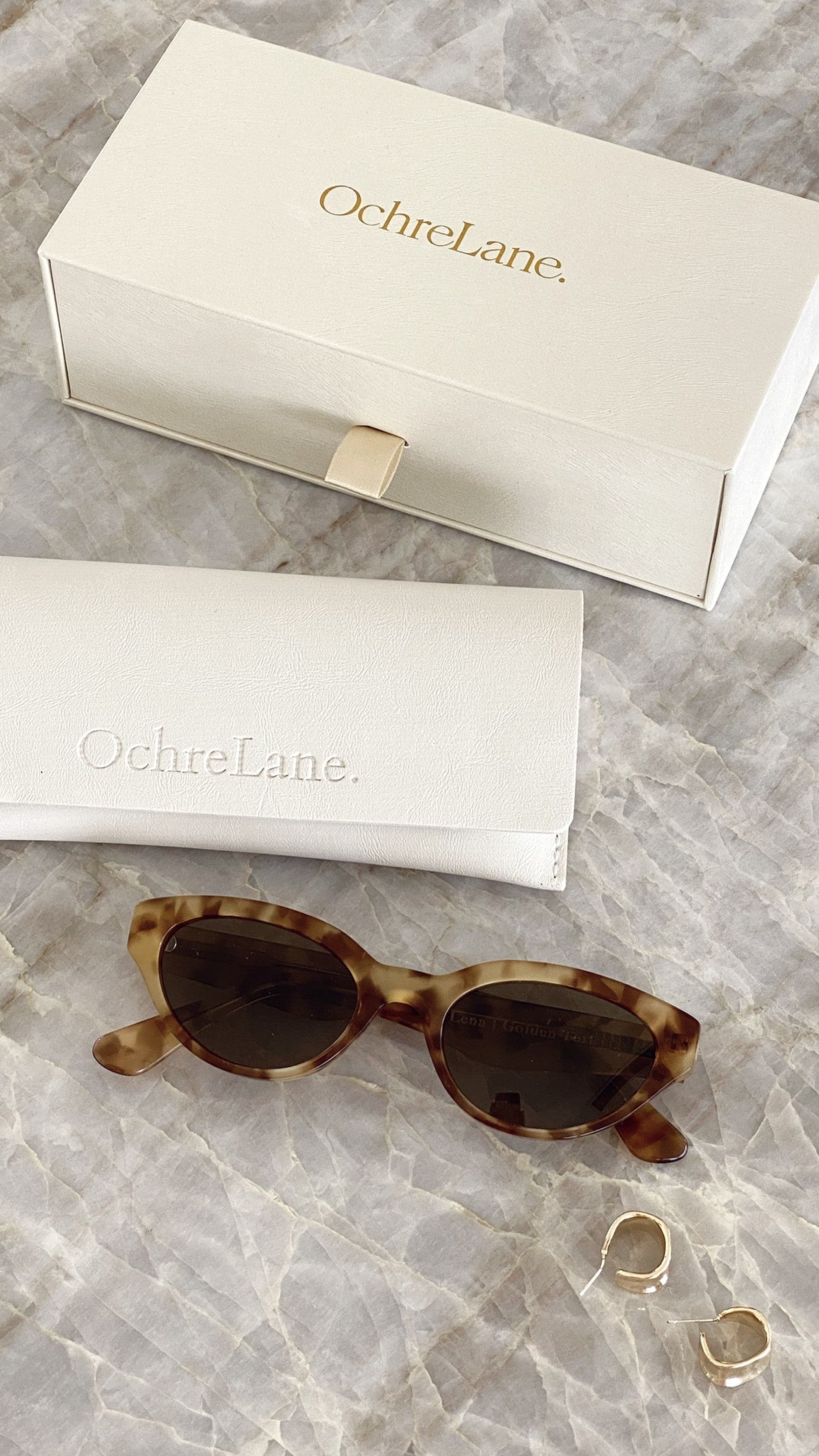 Ochre Lane Lena Sunglasses - Golden Tort - Billy J