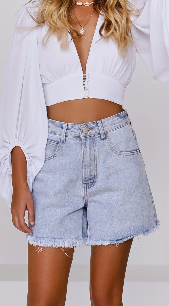 Harlow Shorts - Denim - Billy J