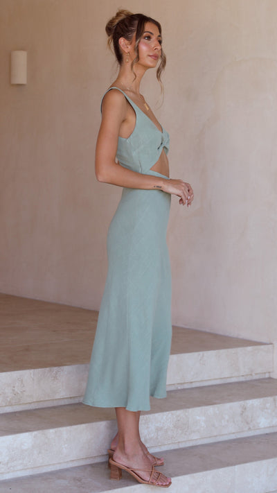 Load image into Gallery viewer, Amelie Dress - Sage - Billy J
