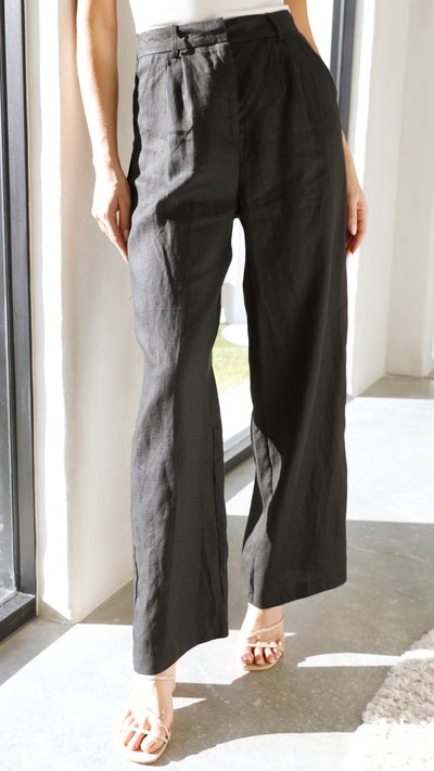 Load image into Gallery viewer, Tillie Pants - Black - Billy J
