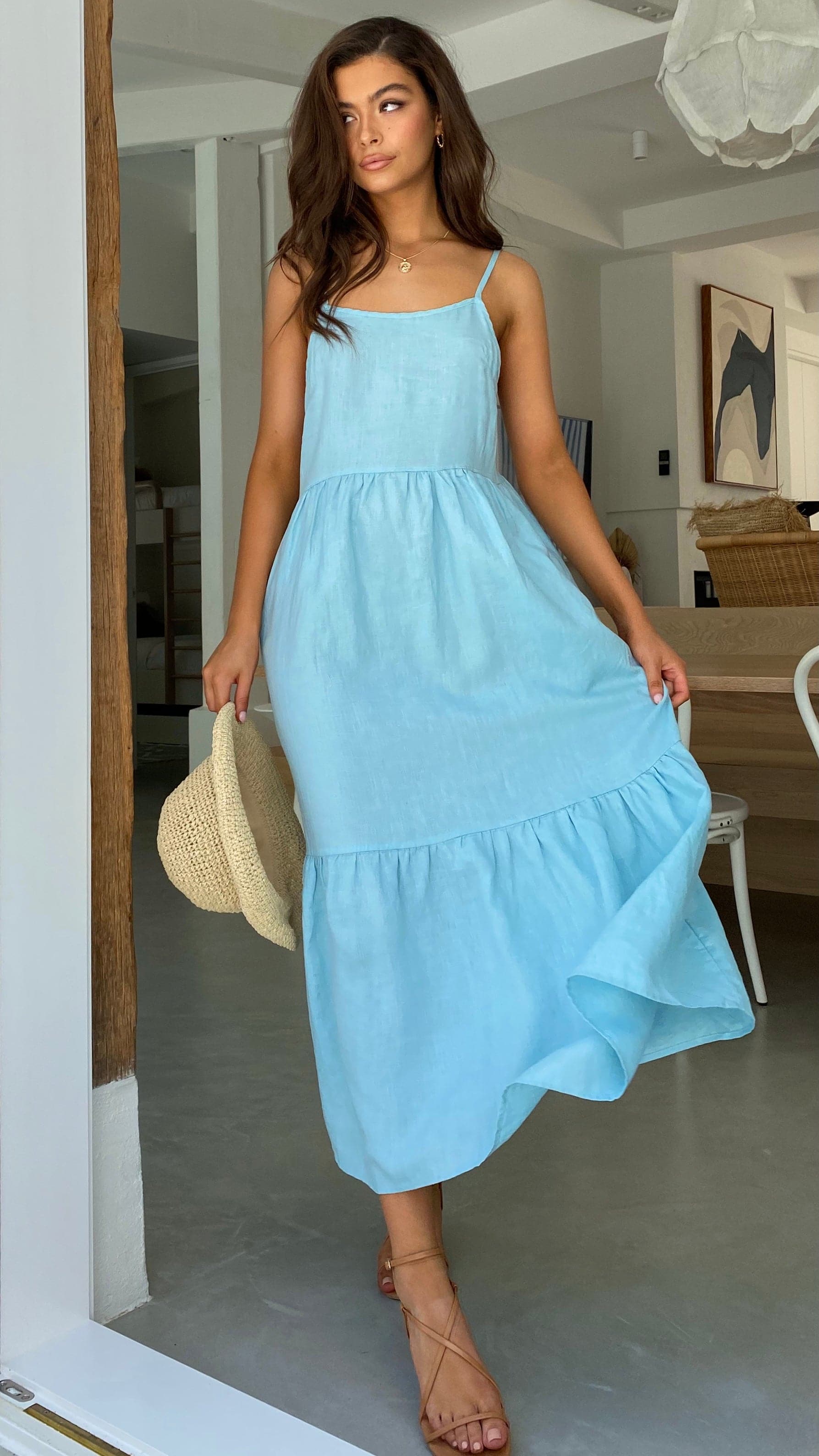 Nico Maxi Dress - Blue - Billy J