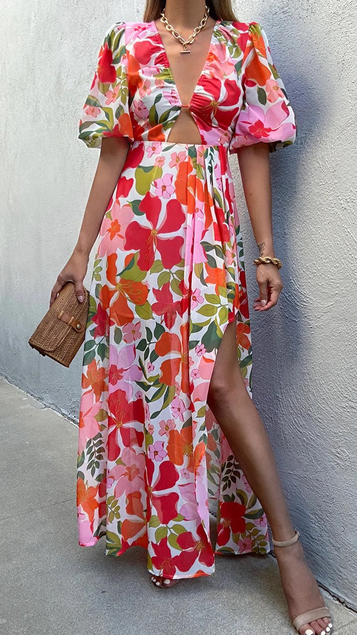 Del Mare Maxi Dress - Floral - Billy J