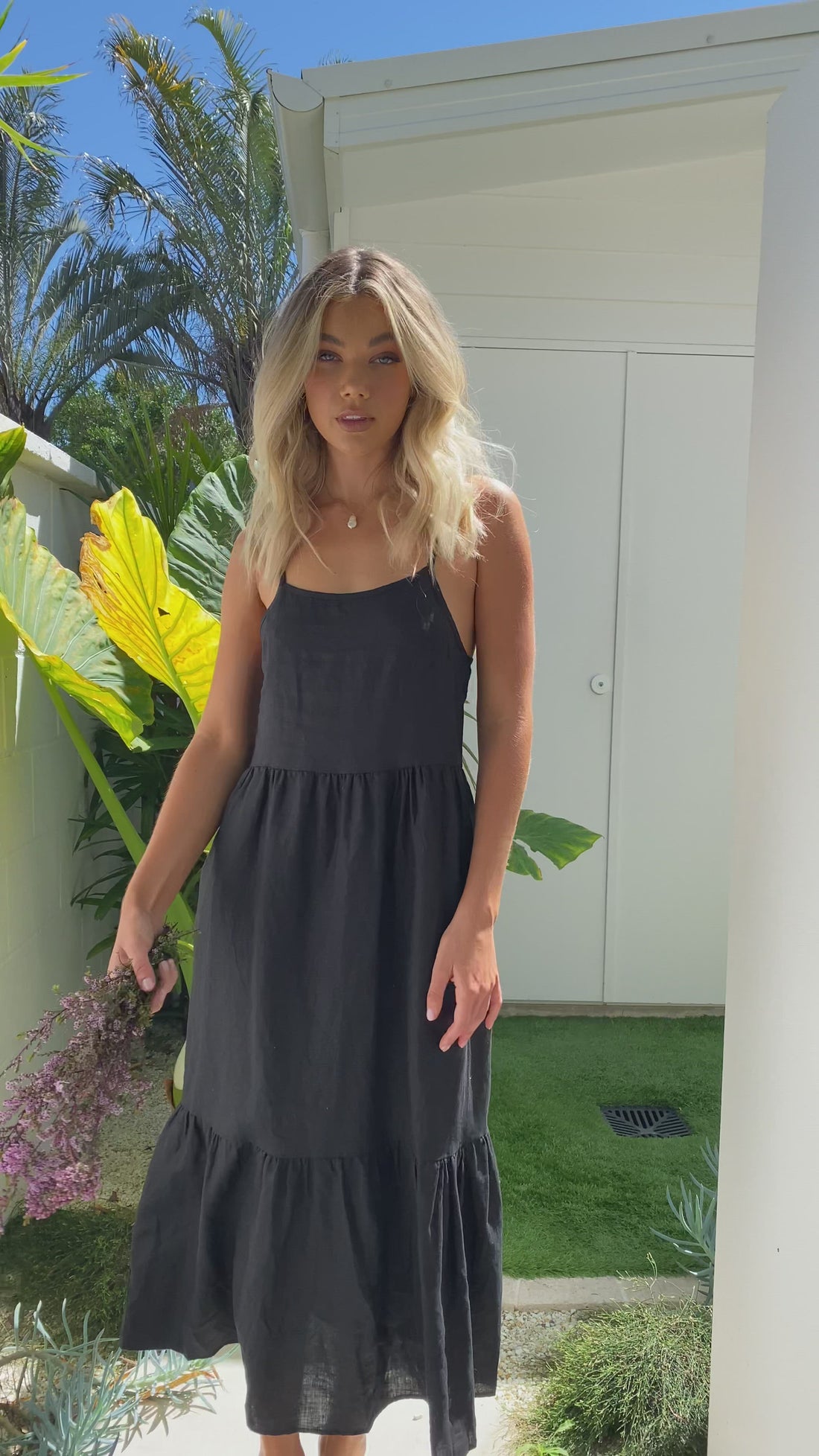 Nico Maxi Dress - Black - Billy J