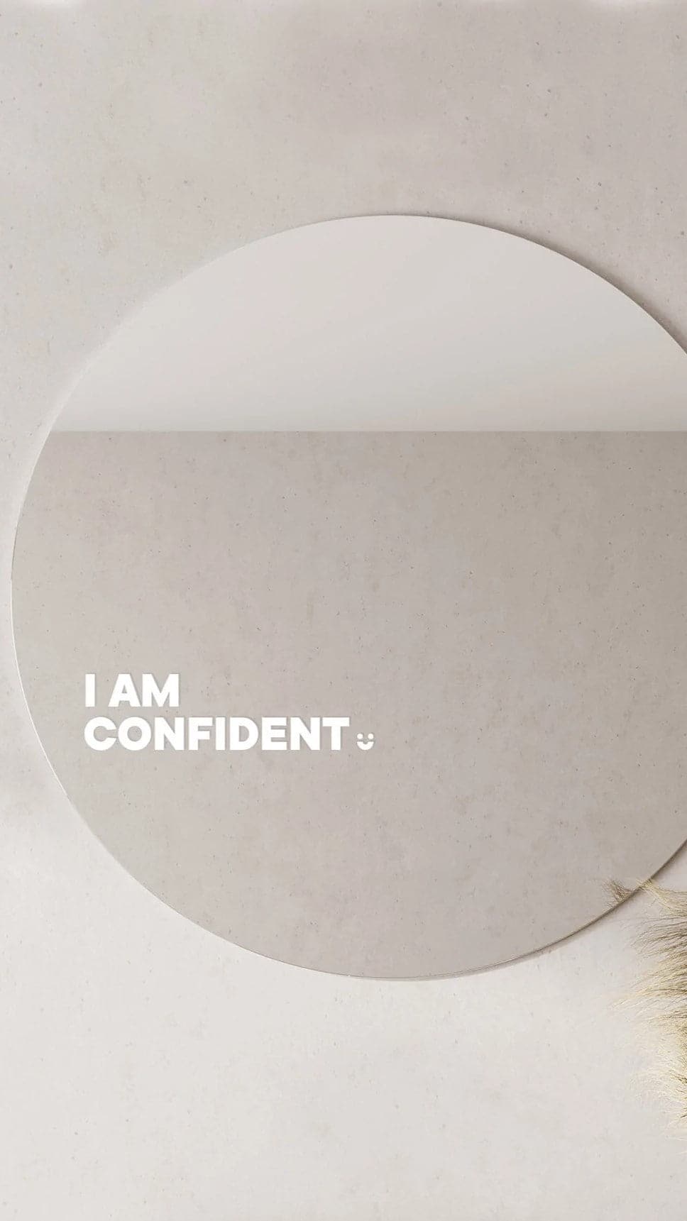 I am Confident - Affirmation Mirror Sticker - Billy J